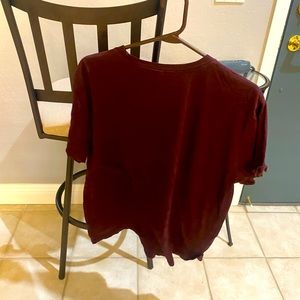 Maroon Designer Shirt